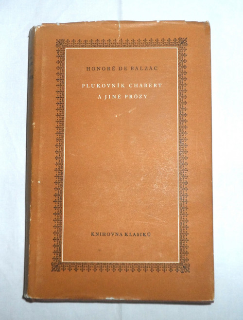 H. de Balzac: PLUKOVNÍK CHABERT a jiné prózy, 1957