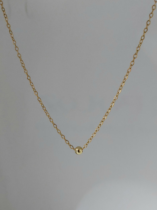 Minimalistický řetízek s kuličkou PVD ocel 40cm