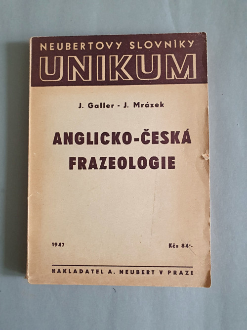 UNIKUM - Anglicko-česká frazeologie