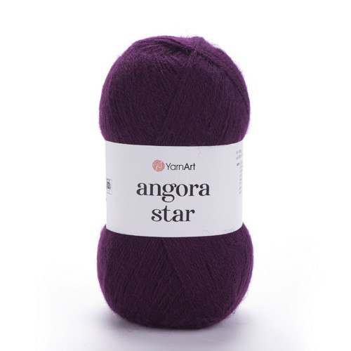 Příze Angora Star - tmavě fialová