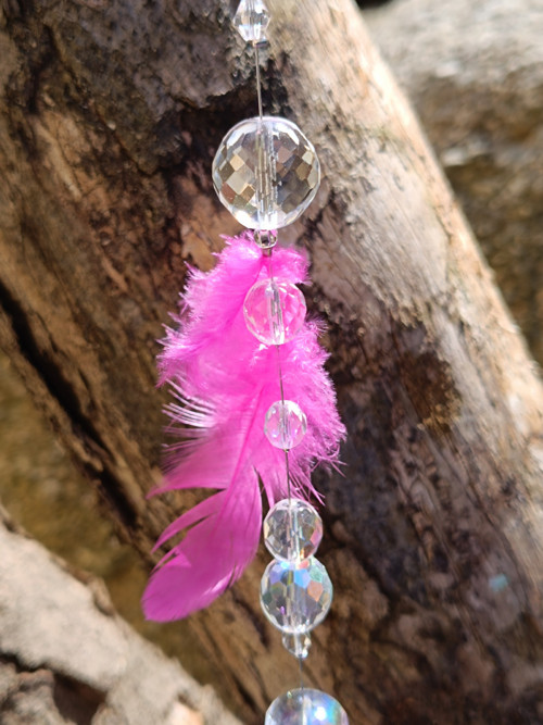 Suncatcher - peříčkový