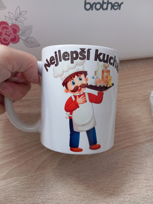 Hrnek s nápisem - Nejlepší kuchař