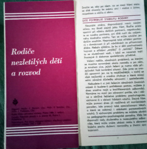 Rodiče nezletilých dětí a rozvod