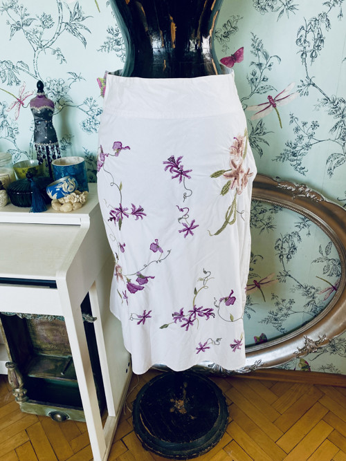 Sukně boho vyšívaná