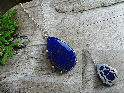 Strieborný prívesok Ag925 Lapis Lazuli Skarab