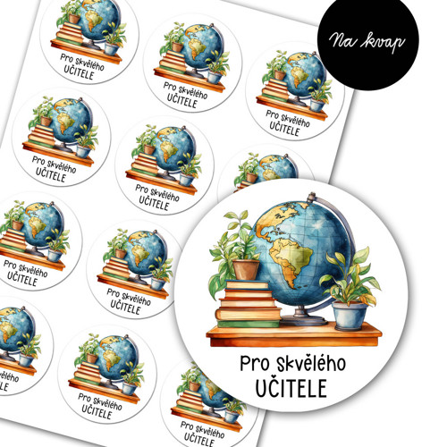 Samolepky pro pana učitele - 12ks — foto 1