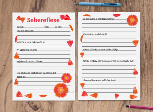(formativní) Sebereflexe floral 2 - oranžády — foto 1