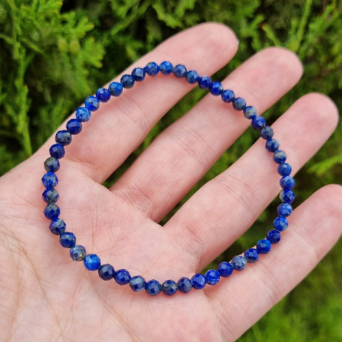 Náramek LAPIS LAZULI fazetovaný 4mm