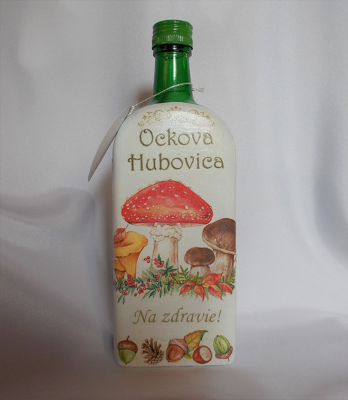 Dárková láhev tatínkova houbovice