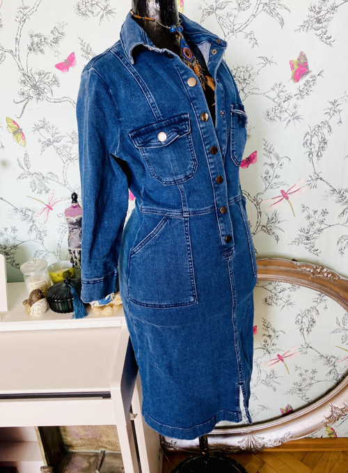 Šaty retro jeans — foto 1