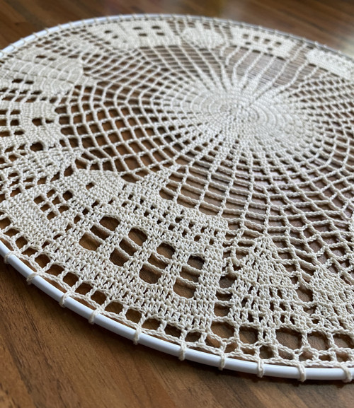 Lapač snů - městečko průměr 30 cm