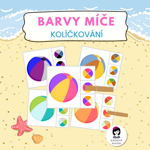 Barevné třídění | Quiet book | Busy book | Léto