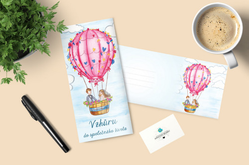 Obálka na peníze - balon — foto 1