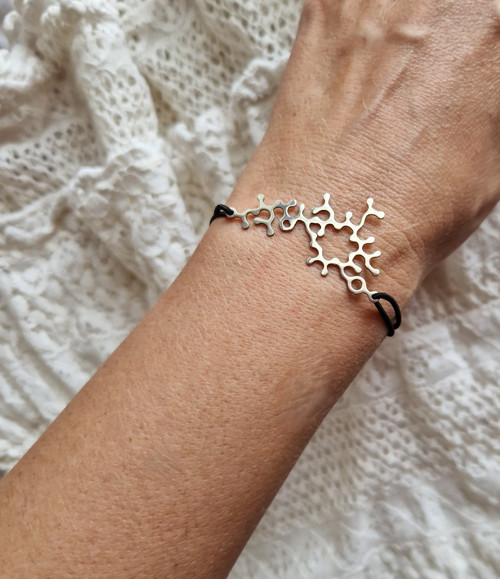 Náramek*oxytocin*hormon lásky*ocel*unisex