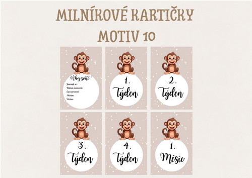 Milníkové kartičky - Motiv 10