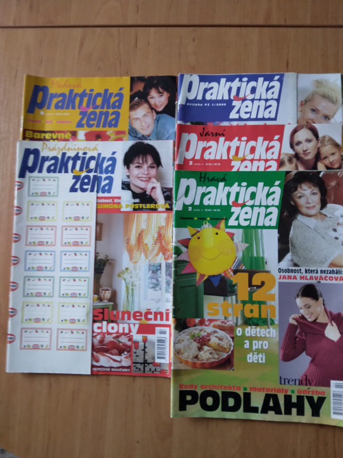 5 čísel časopisu PRAKTICKÁ ŽENA 2000