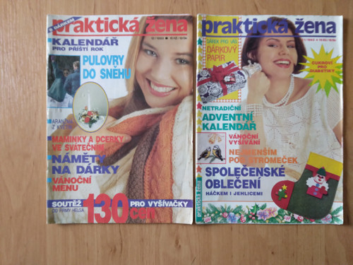 Časopis PRAKTICKÁ ŽENA - 2 KUSY ROČNÍK 1993