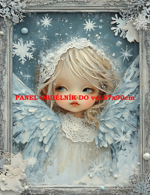 Bavlněný panel - varianty velikostí / 11x15 cm
