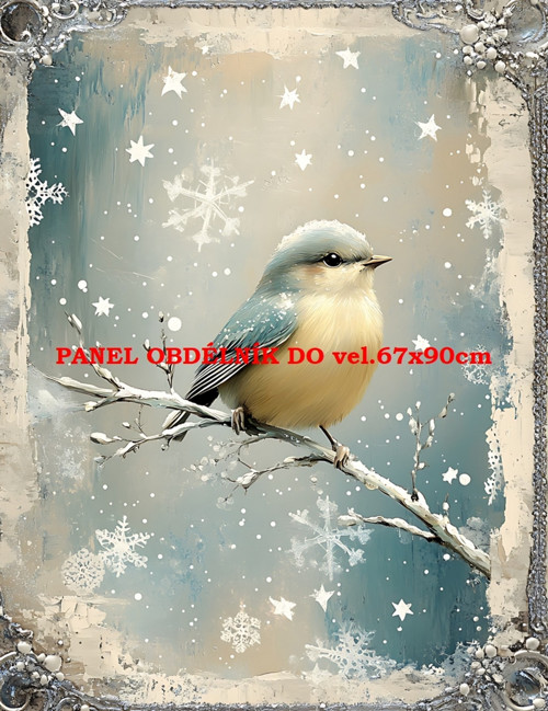 Bavlněný panel - varianty velikostí / 11x15 cm