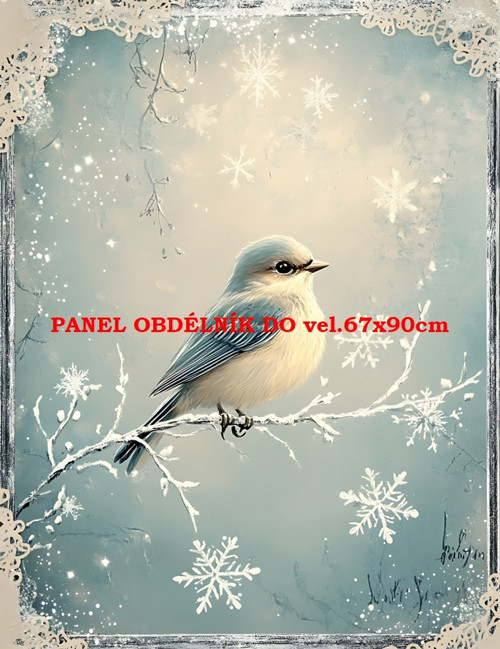 Bavlněný panel - varianty velikostí / 11x15 cm