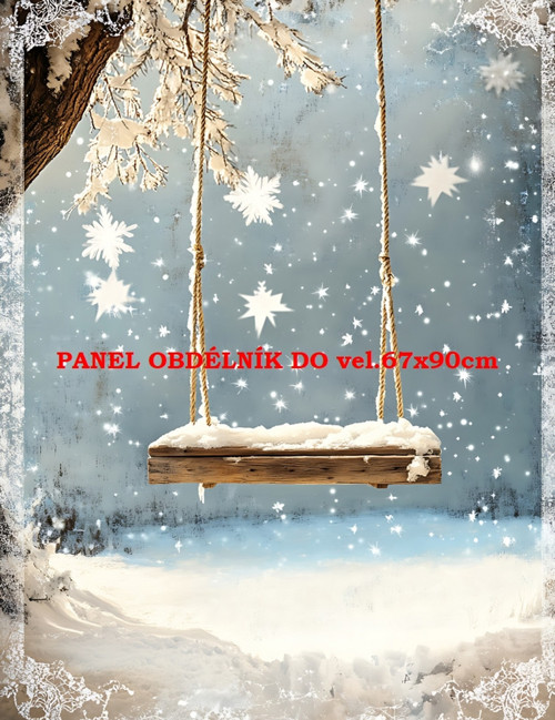 Bavlněný panel - varianty velikostí / 11x15 cm