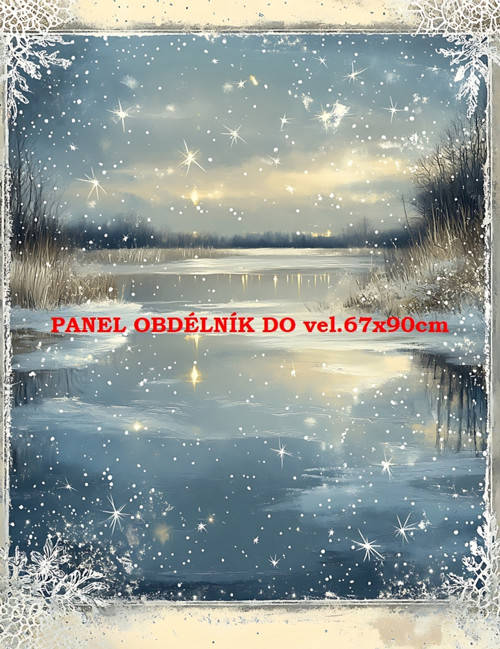 Bavlněný panel - varianty velikostí / 11x15 cm
