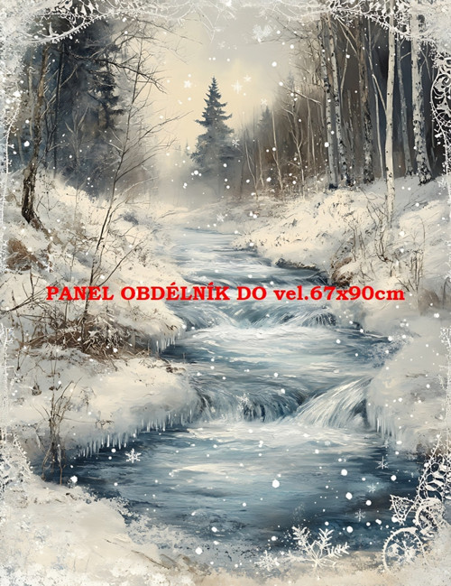 Bavlněný panel - varianty velikostí / 11x15 cm