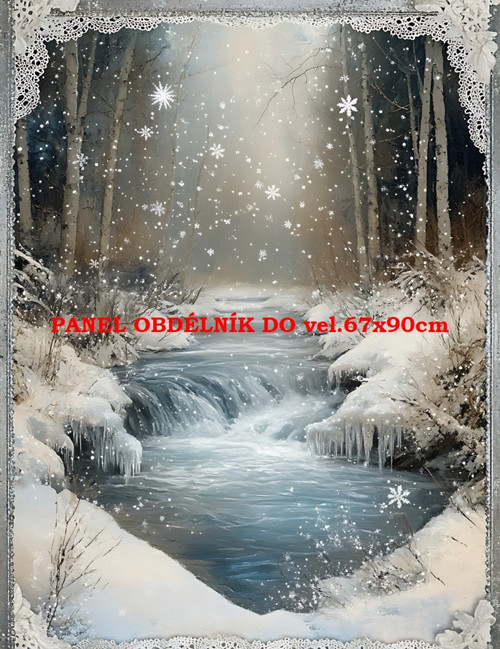 Bavlněný panel - varianty velikostí / 11x15 cm
