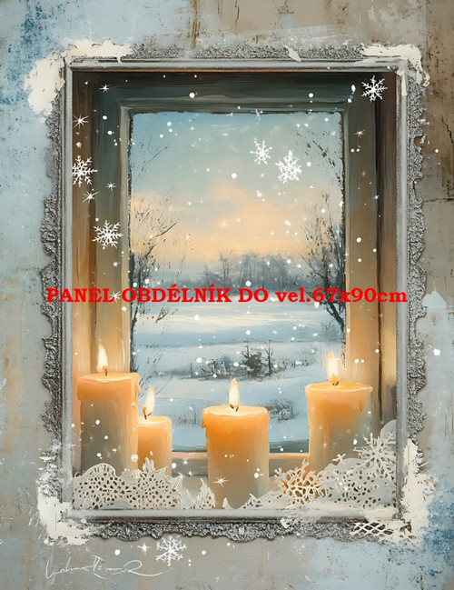 Bavlněný panel - varianty velikostí / 11x15 cm — foto 1