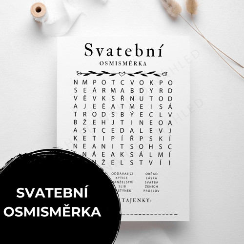 Svatební osmisměrka PDF