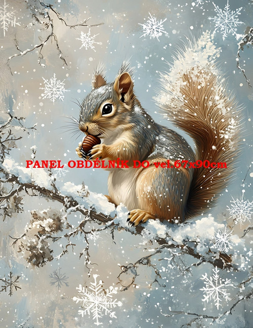 Bavlněný panel - varianty velikostí / 11x15 cm