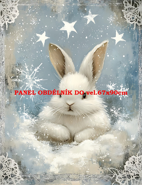 Bavlněný panel - varianty velikostí / 11x15 cm