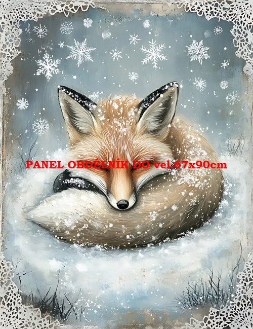 Bavlněný panel - varianty velikostí / 11x15 cm