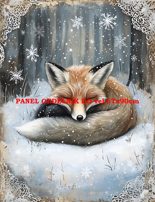 Bavlněný panel - varianty velikostí / 11x15 cm