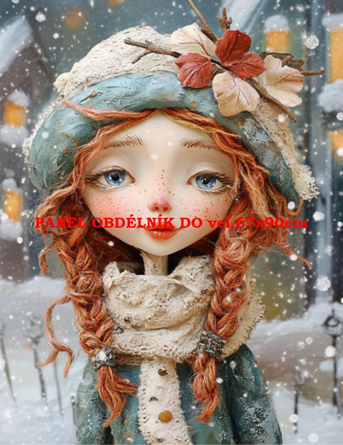 Bavlněný panel 11x15 cm - skladem