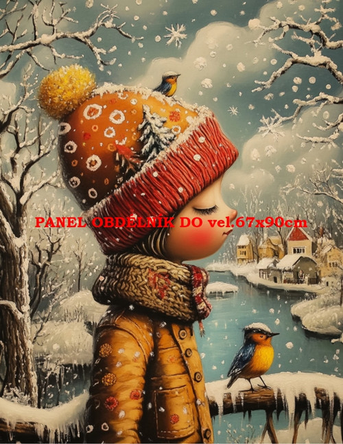 Bavlněný panel 11x15 cm - skladem