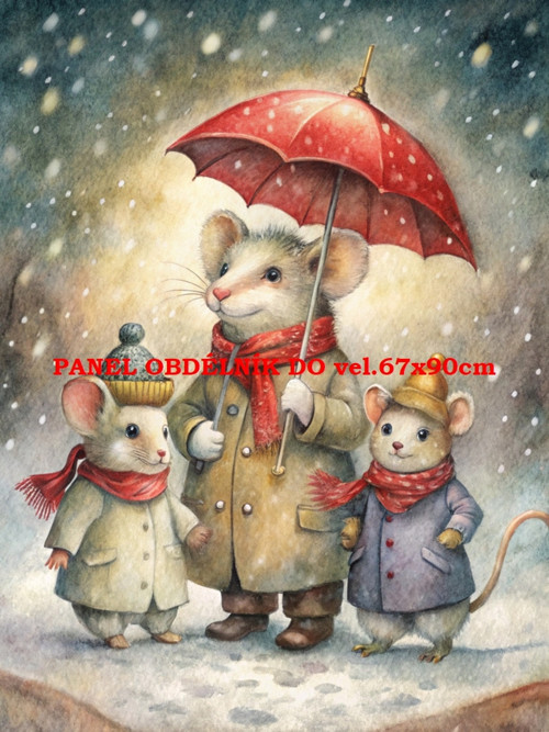 Bavlněný panel 11x15 cm - skladem