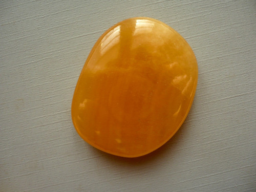 Placka - kalcit oranžový AA 44 mm, č.151f