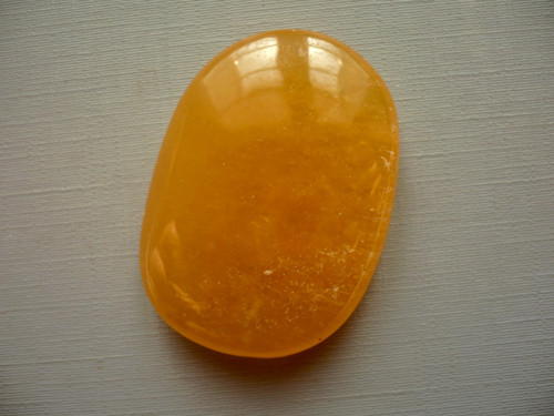 Placka - kalcit oranžový AA 42 mm, č.191f