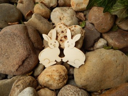 Králíček výřez 2 x 2,7 cm
