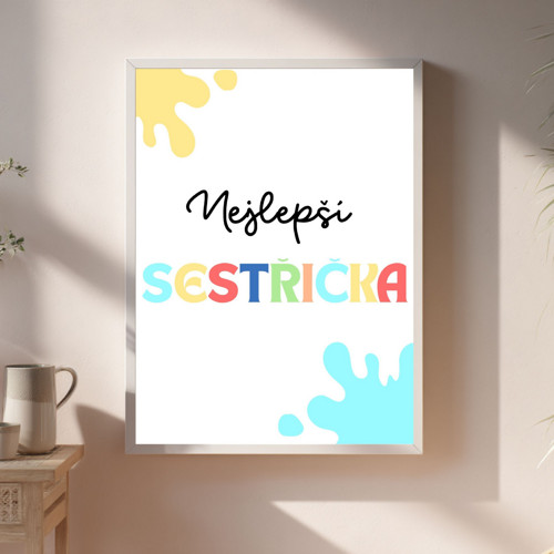 Plakát pro sestřičku – do dětského pokoje PDF