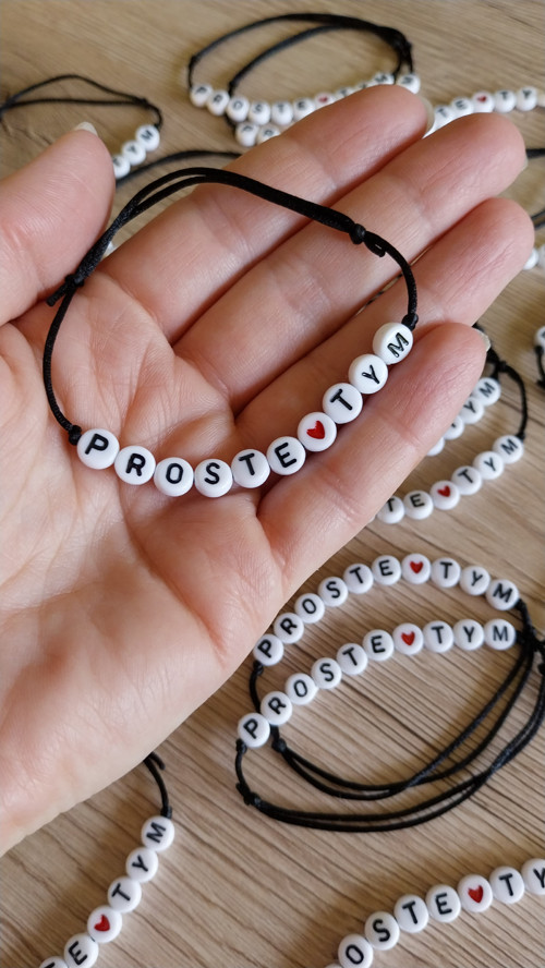 Náramky a TEXT NA PŘÁNÍ