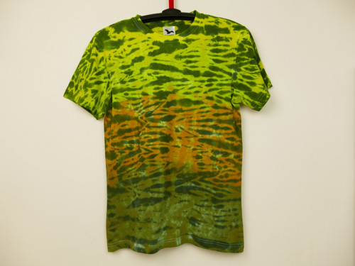 Pánské batikované tričko Green Tiger, S