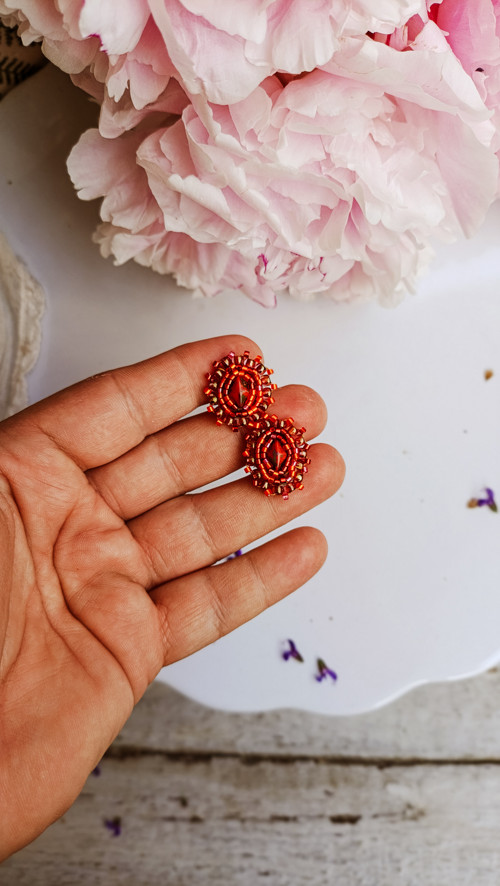 Saffron baldachins n.3 - vyšívané puzety