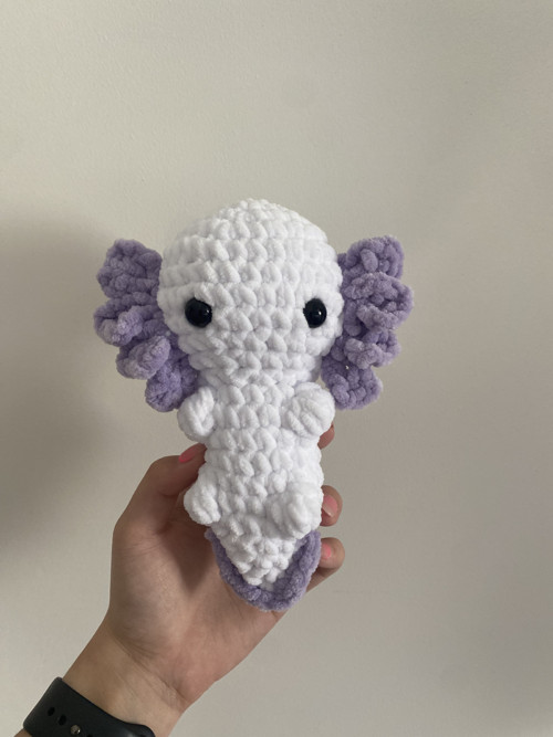 Háčkovaný axolotl