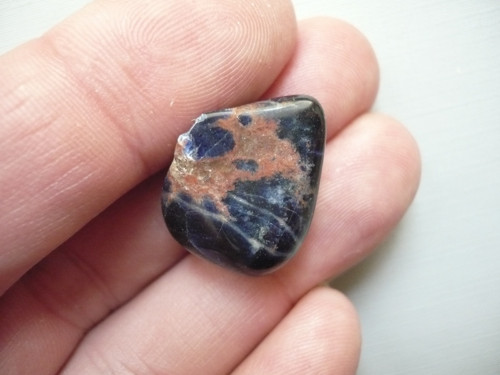Troml. kámen – sodalit oranžový 21 mm, č.29A