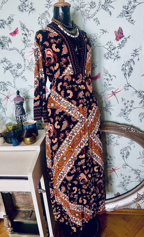 Šaty boho hippie velkolepé — foto 1