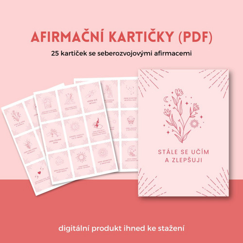25 Afirmačních kartiček (PDF)