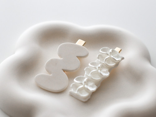 Vlasové sponky - White Luxury