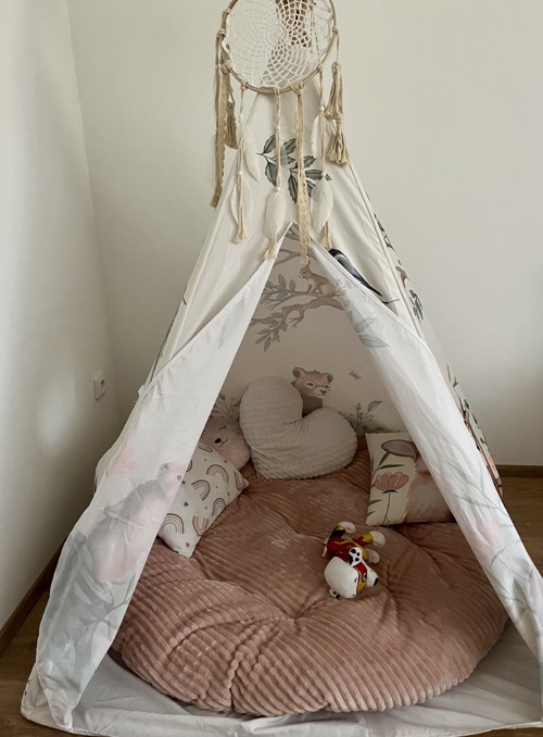 Ihned k odběru, Podložka na zem nejen do TEEPEE